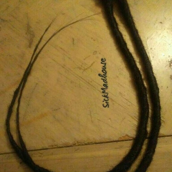 3 Clip in Twist Synthetic Dreads Dark Brown - Picture 3 of 3